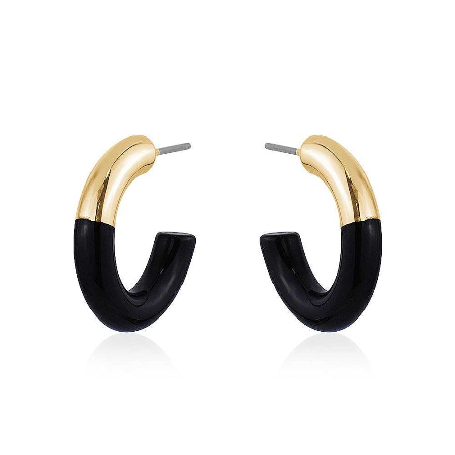 Jewelry Limlim | Enamel Open Hoop