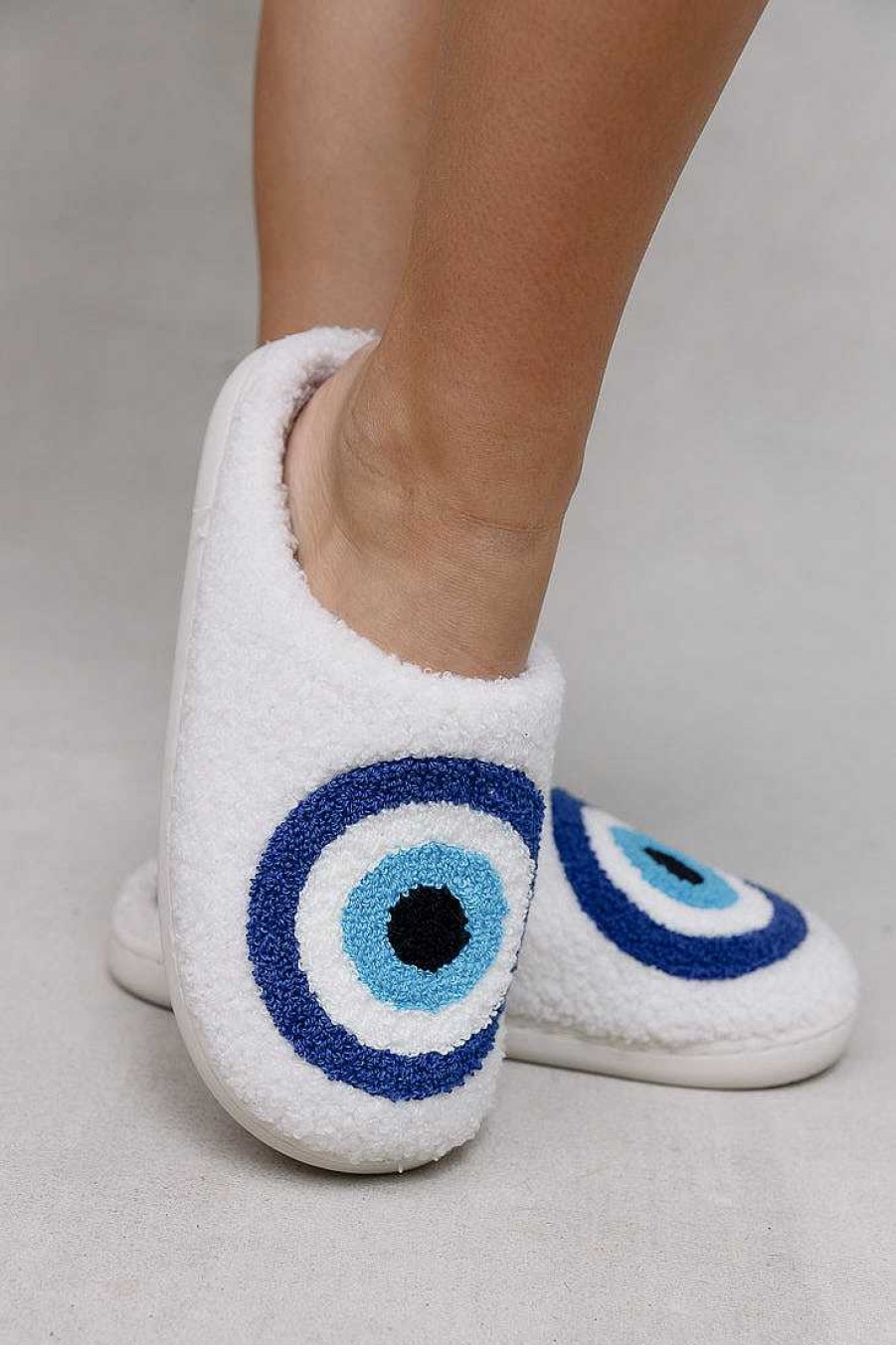 Slippers And Beanies Limlim | Evil Eye Slippers