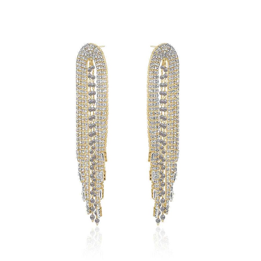 Jewelry Limlim | Pearl Crystals Statement Earrings