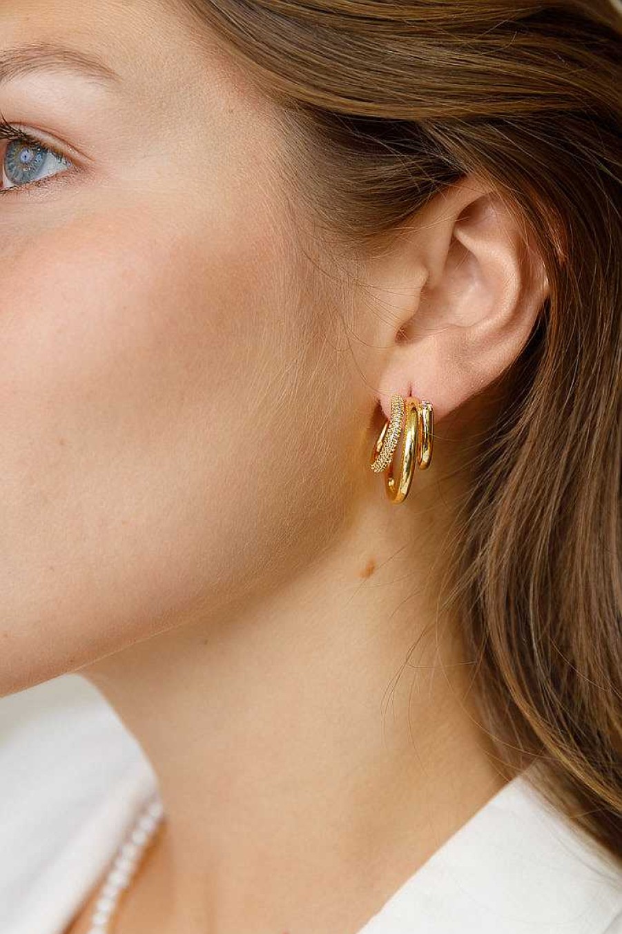 Jewelry Limlim | Three Tier Crsytal Earrings