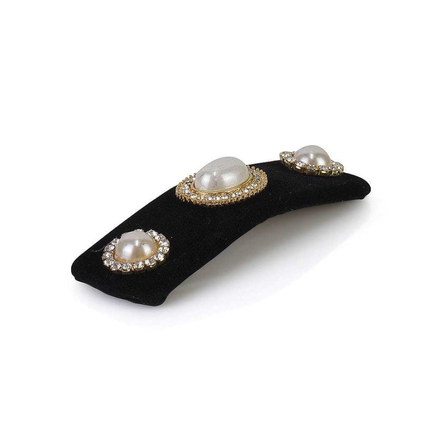 Hair Accessories Limlim | Pearl And Crystal Clic Clac