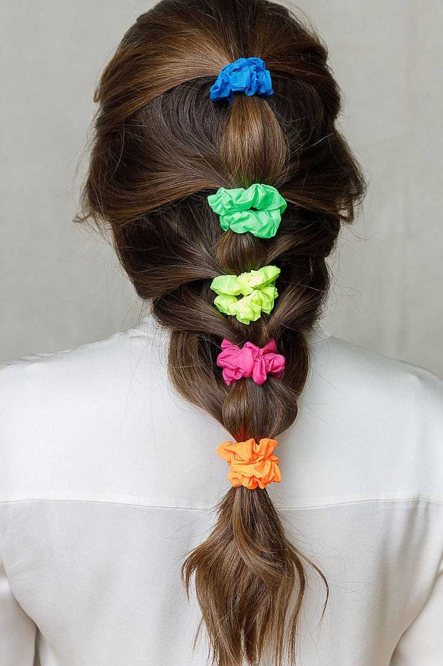 Hair Accessories Limlim | Neon Small Scrunchies 5 Pack