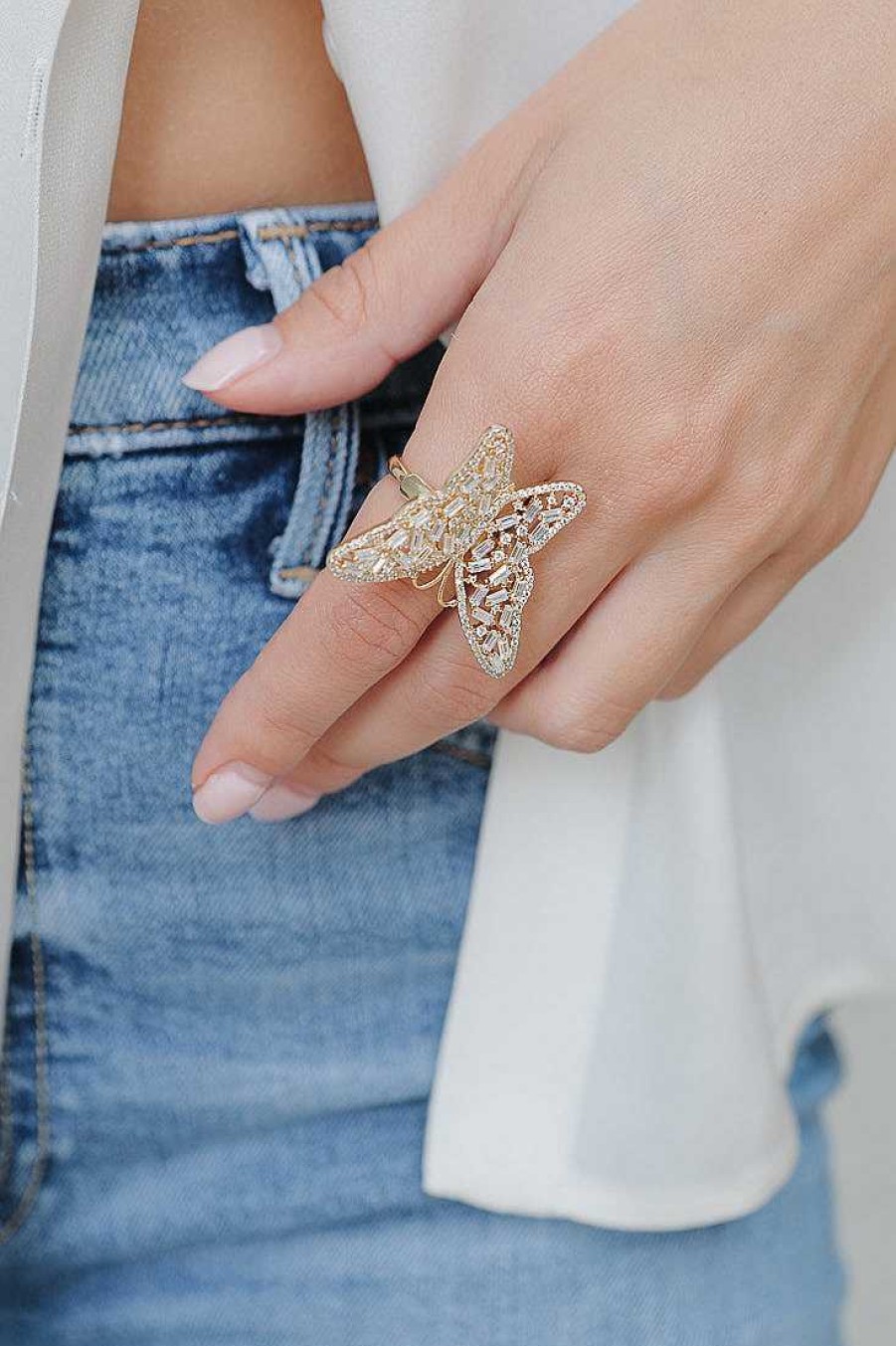 Jewelry Limlim | Baguette Butterfly Ring