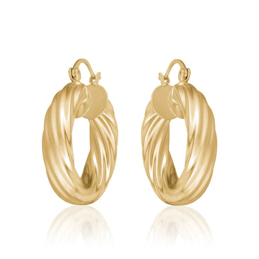 Jewelry Limlim | Twisted Hollow Hoops