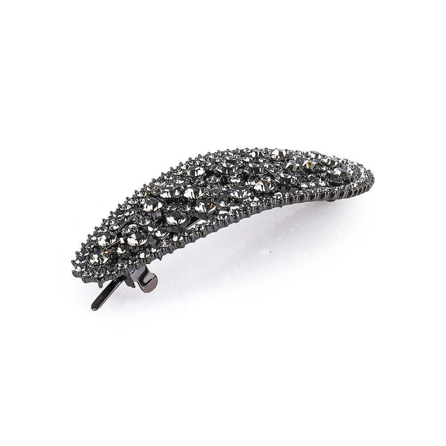 Hair Accessories Limlim | All Over Crystal Barrette Clip