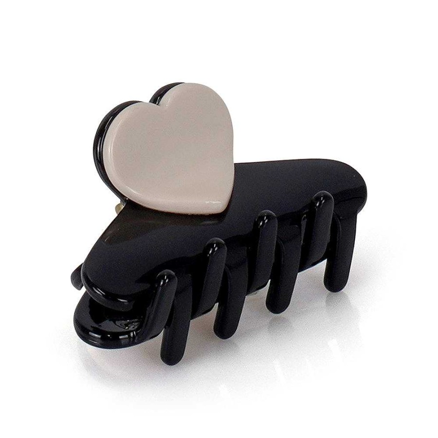 Kgmtl Limlim | Black Shiny Heart Clip