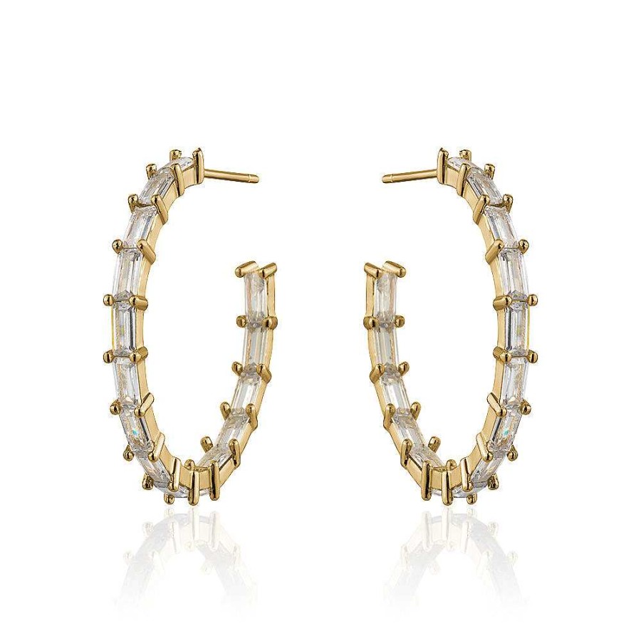 Jewelry Limlim | Medium Baguette Hoops