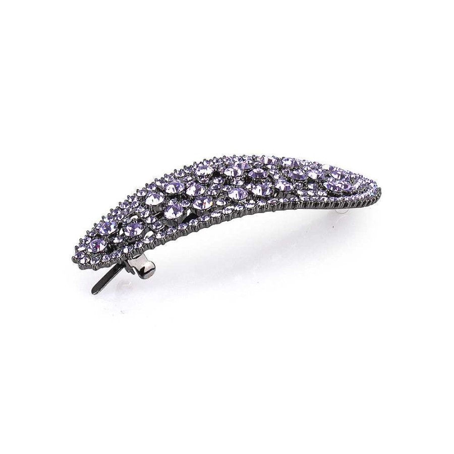 Hair Accessories Limlim | All Over Crystal Barrette Clip