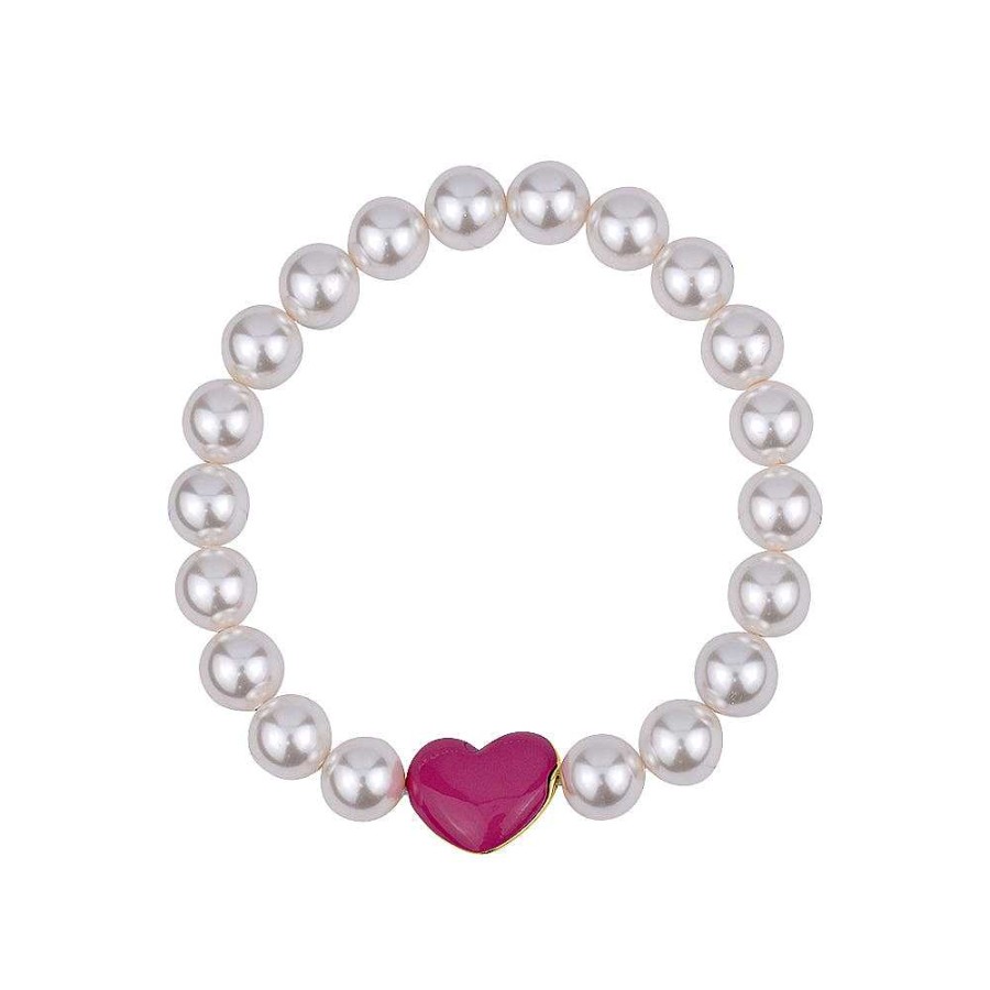 Jewelry Limlim | Heart Swarovski Pearl Bracelets