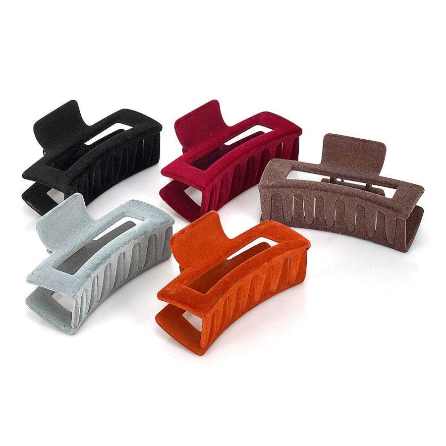 Hair Accessories Limlim | Velvet Rectangular Claws