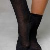 Luxe Trendy Socks Limlim | Mesh Shiny Socks