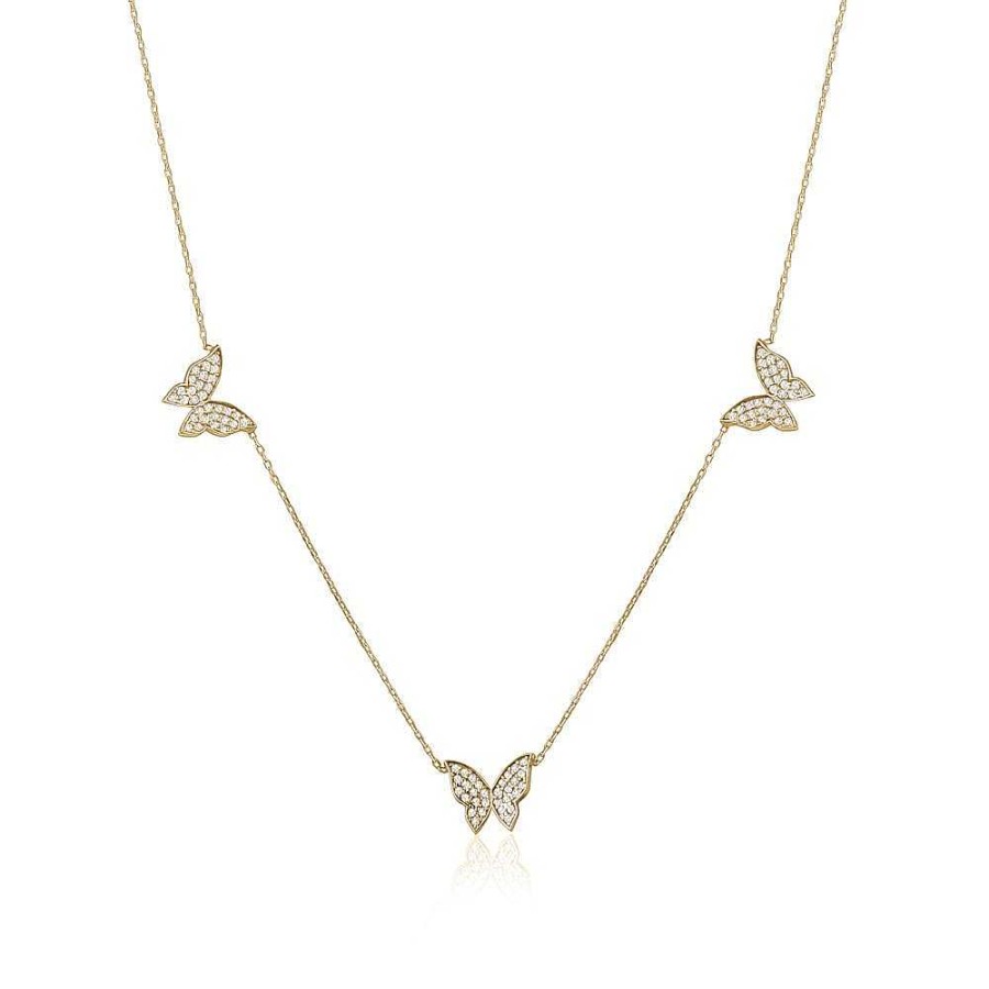 Jewelry Limlim | Three Butterfly Necklace