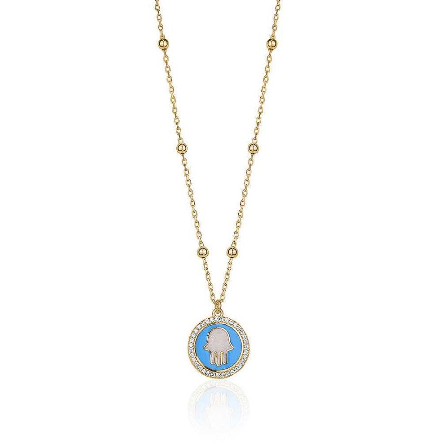 Jewelry Limlim | Hamsa Enamel Coin