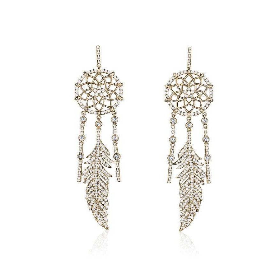 Jewelry Limlim | Crystal Dreamcatcher Earrings