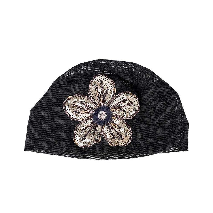 Hair Accessories Limlim | Knit Sequin Flower Hat