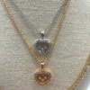 Kgmtl Limlim | Floating Crystal Heart Necklace