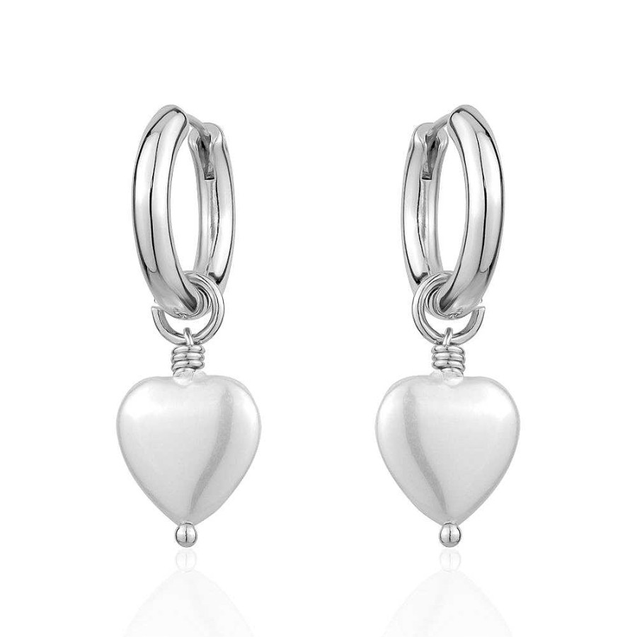 Jewelry Limlim | Heart Hoop Earrings