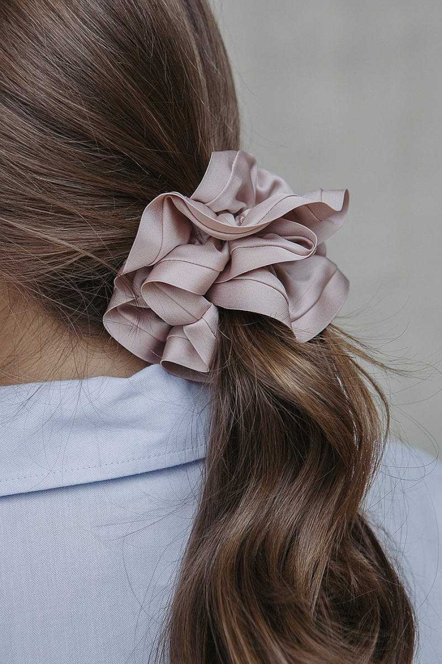 Hair Accessories Limlim | Signature Satin Trim Scrunchies