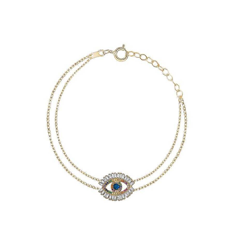 Jewelry Limlim | Evil Eye Bracelet Baguette