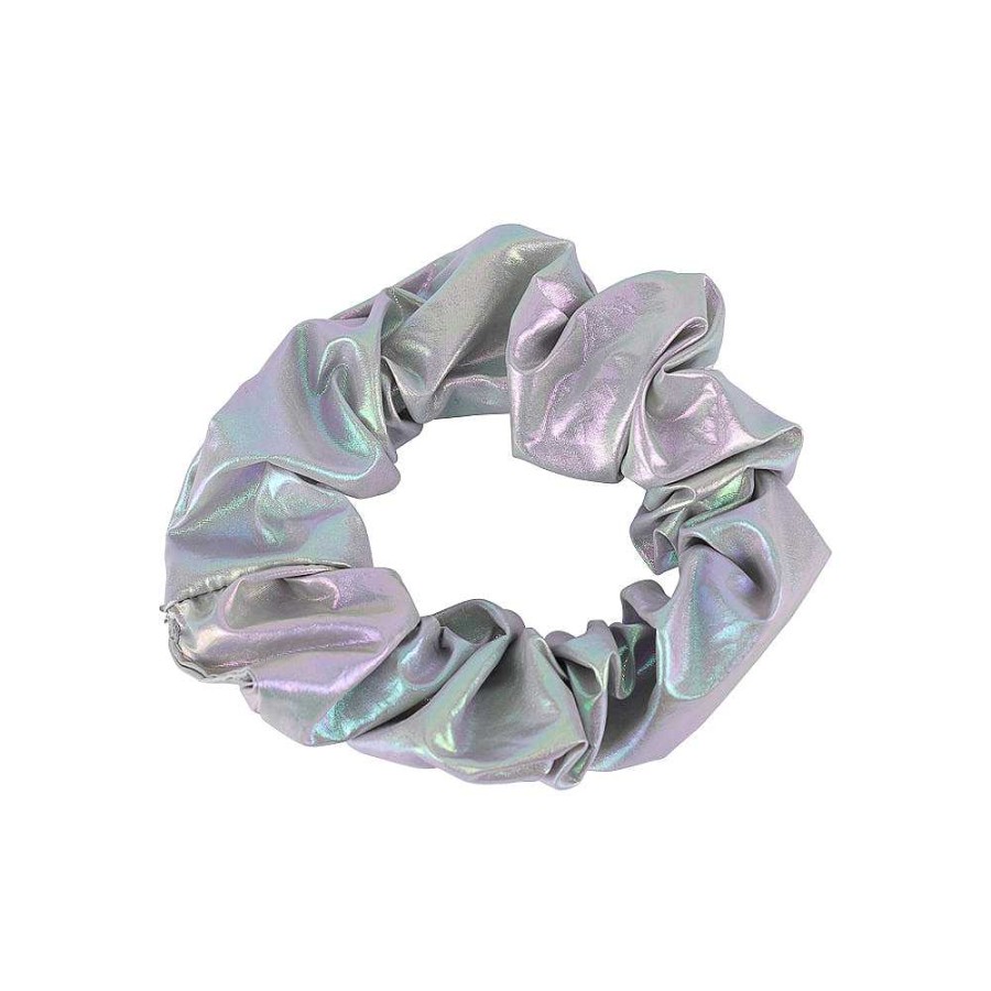 Hair Accessories Limlim | Small Shiny Metallic Scrunchies