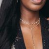 Jewelry Limlim | Bezel Setting Lariat Stack