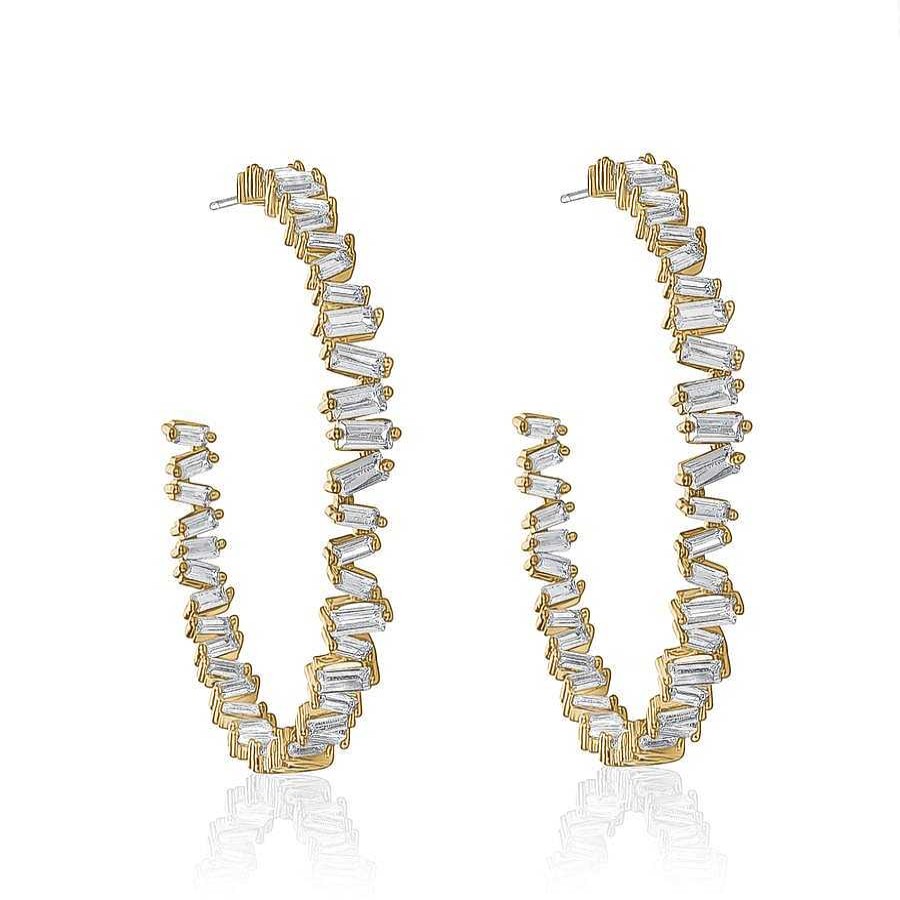 Jewelry Limlim | Luxury Baguette Hoops