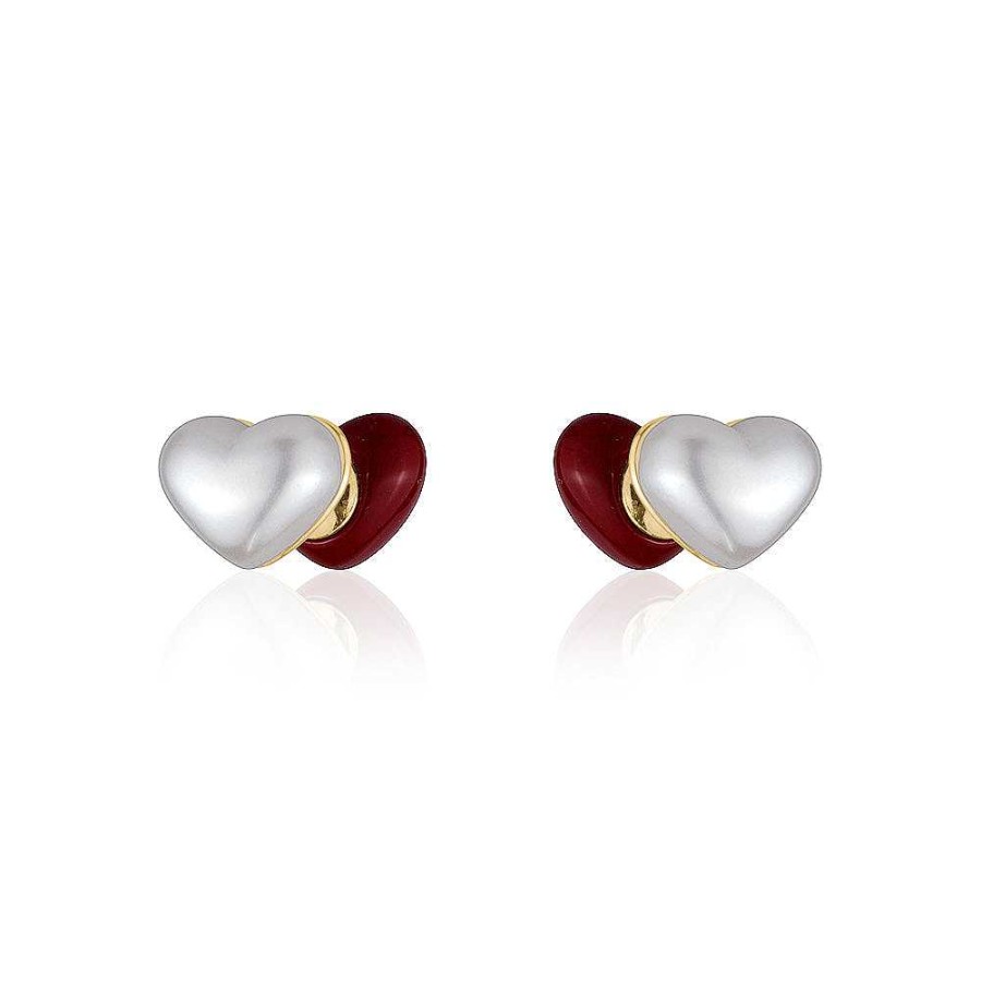 Jewelry Limlim | Mini Double Sided Heart Stud