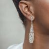 Jewelry Limlim | Dangling Raindrop Crystal Earrings