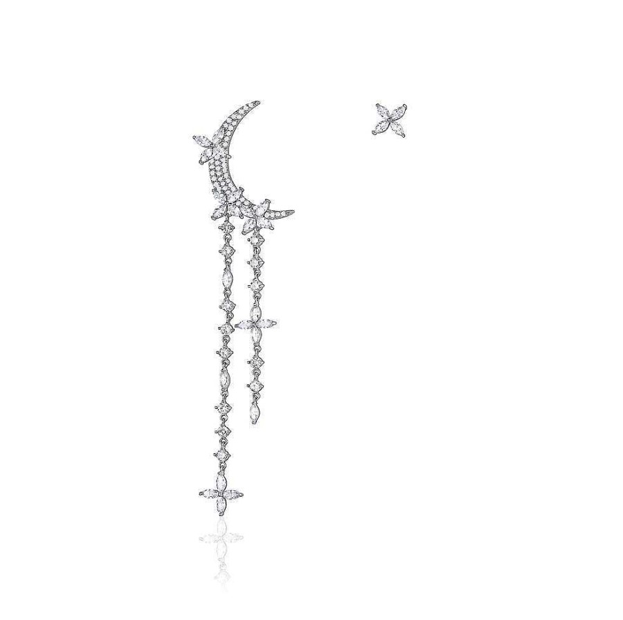 Jewelry Limlim | Moon & Star Crystal Earring