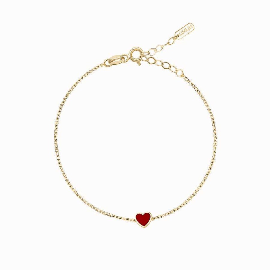 Jewelry Limlim | Single Enamel Heart Bracelet