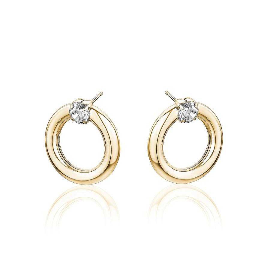 Jewelry Limlim | Round Front Crystal Earrings