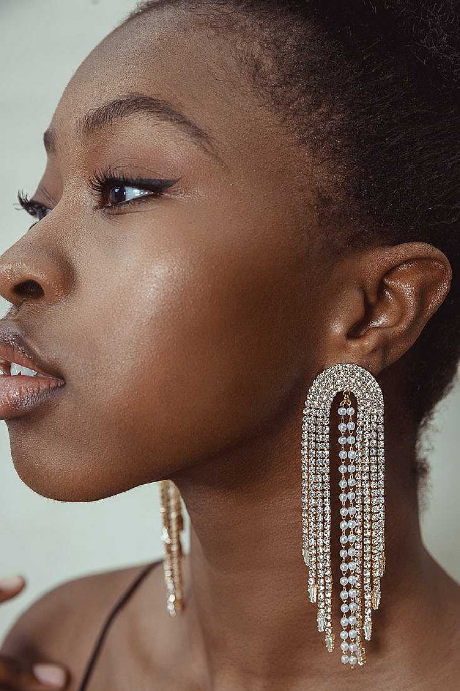 Jewelry Limlim | Pearl Crystals Statement Earrings