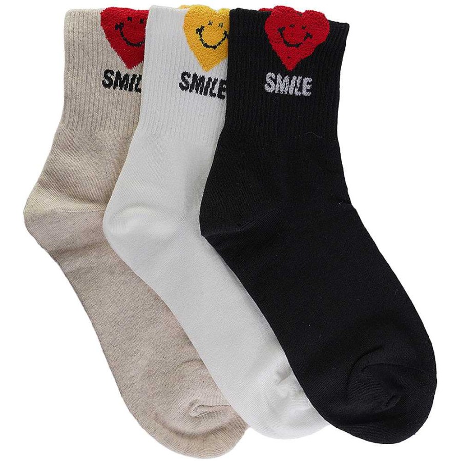 Luxe Trendy Socks Limlim | Smile High Short Socks