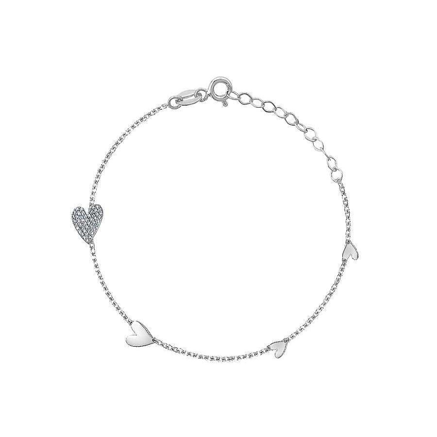 Jewelry Limlim | Ascending Pave Heart Bracelet