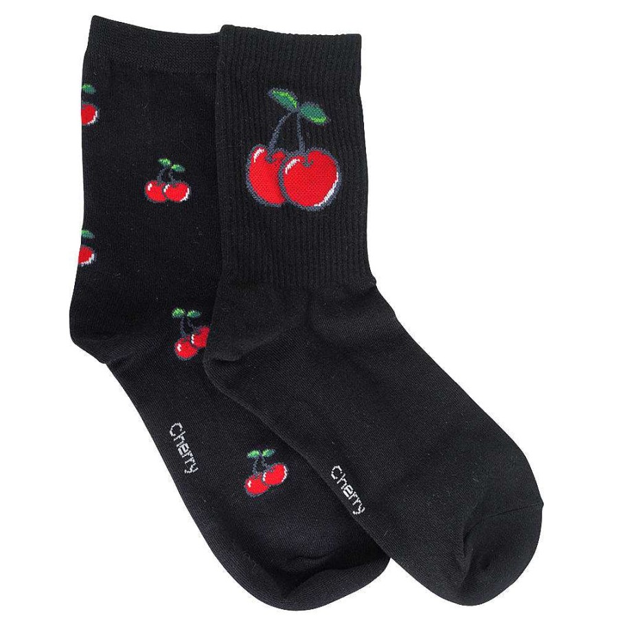 Luxe Trendy Socks Limlim | Cherry 2 Pack