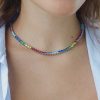 Jewelry Limlim | Rainbow Tennis Necklace