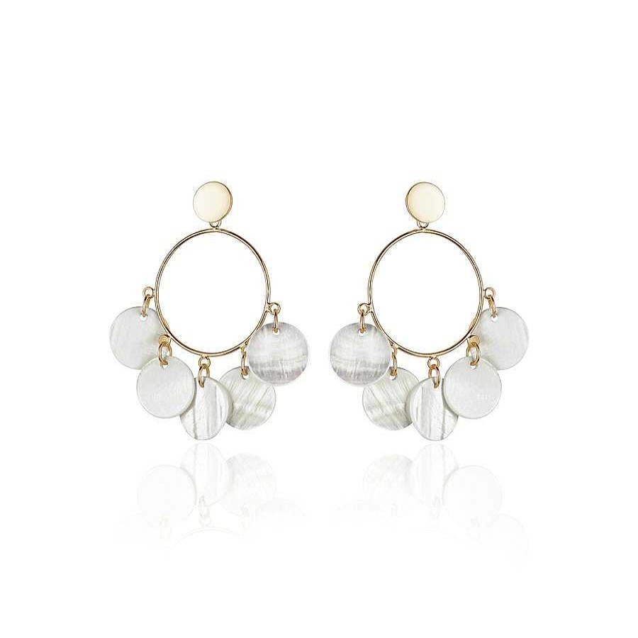 Jewelry Limlim | Mother Of Pearl Charm Earrings