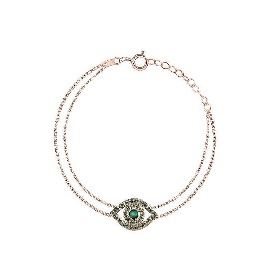 Jewelry Limlim | Eye On You Bracelet Emerald