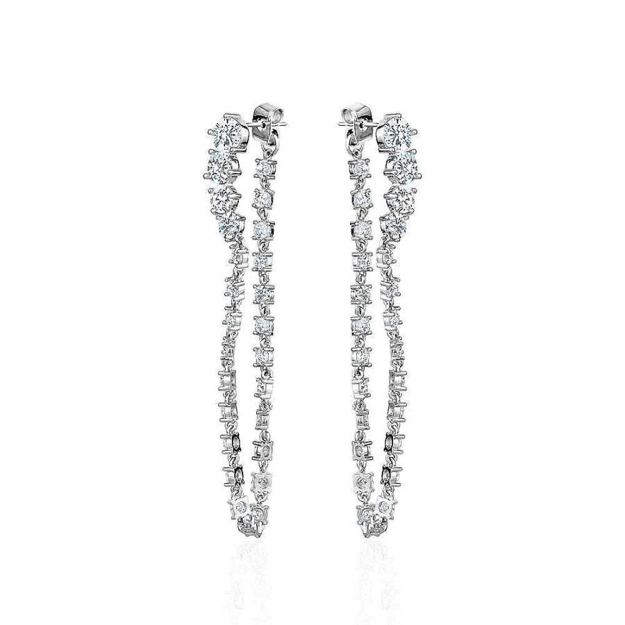 Jewelry Limlim | Diamond Drops Tennis Earrings