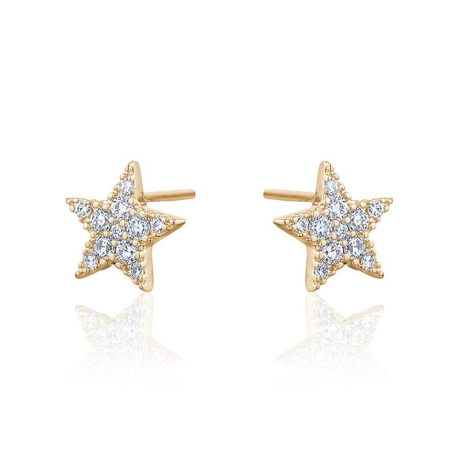 Kgmtl Limlim | Star Pave Stud Earrings