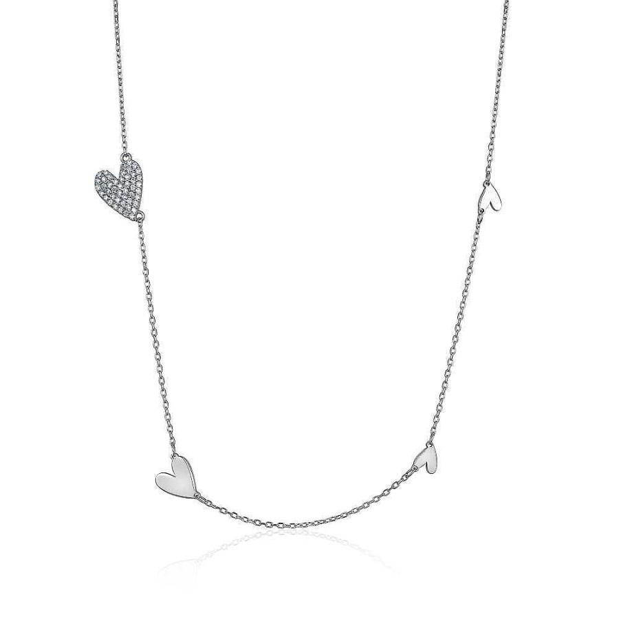 Jewelry Limlim | Crystal Ascending Heart Necklace