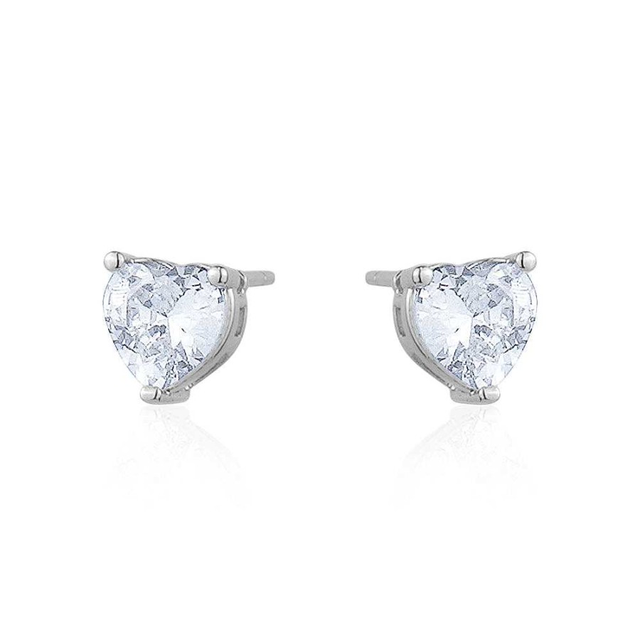 Jewelry Limlim | Mini Heart Crystal Stud Earrings