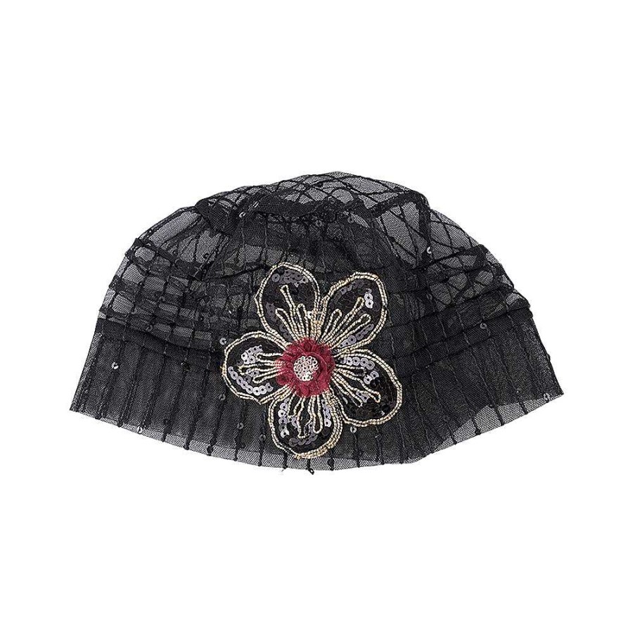 Hair Accessories Limlim | Mesh Sequin Flower Hat