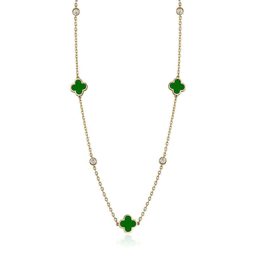 Jewelry Limlim | Clover Enamel Necklace