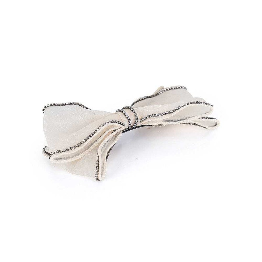 Hair Accessories Limlim | Crystal Trim Mesh Bow