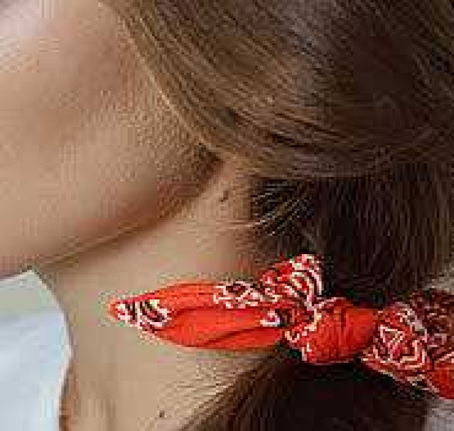 Hair Accessories Limlim | Twist Tie Bandana Scrunchies