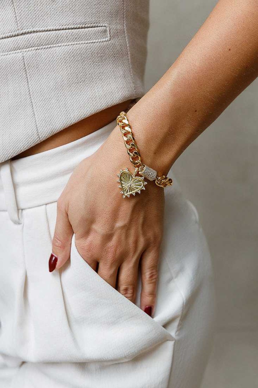 Jewelry Limlim | Heart Statement Bracelet