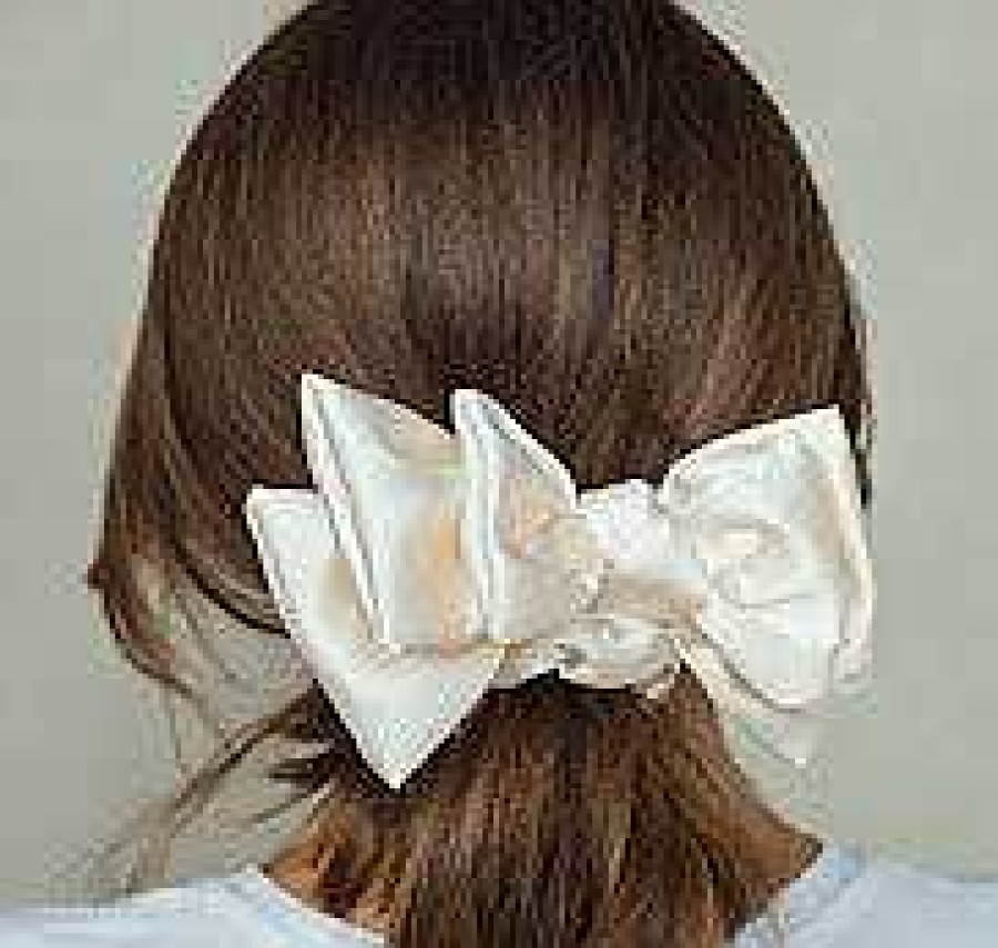 Hair Accessories Limlim | Satin Double Bow Scrunchie