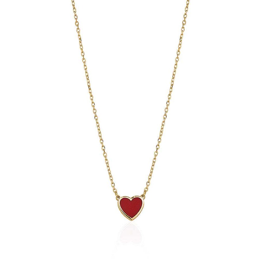 Jewelry Limlim | Small Enamel Heart Necklace