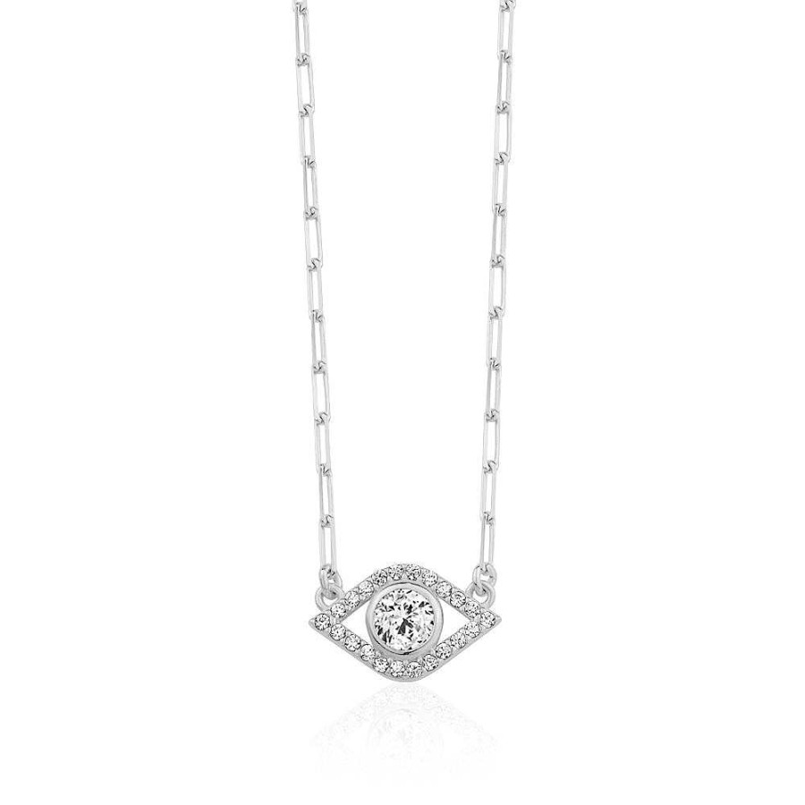 Jewelry Limlim | Evil Eye Pin Necklace